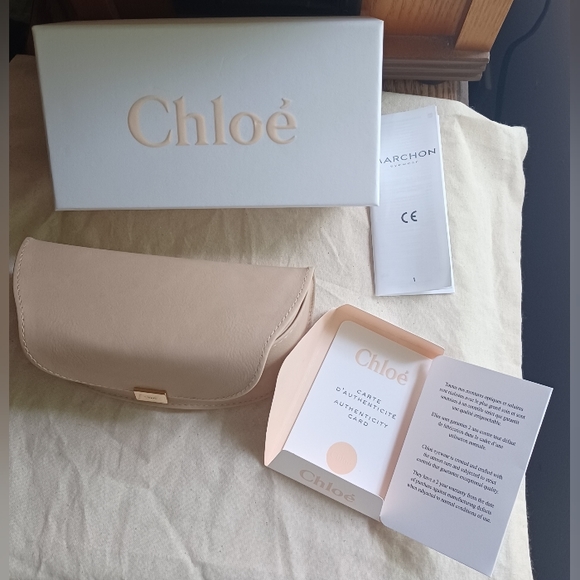 NWT Chloe Tortoiseshell Cat Eye Sunglasses+Case+Box+COA CE668SA 219 59▪︎15 135 - Picture 3 of 16